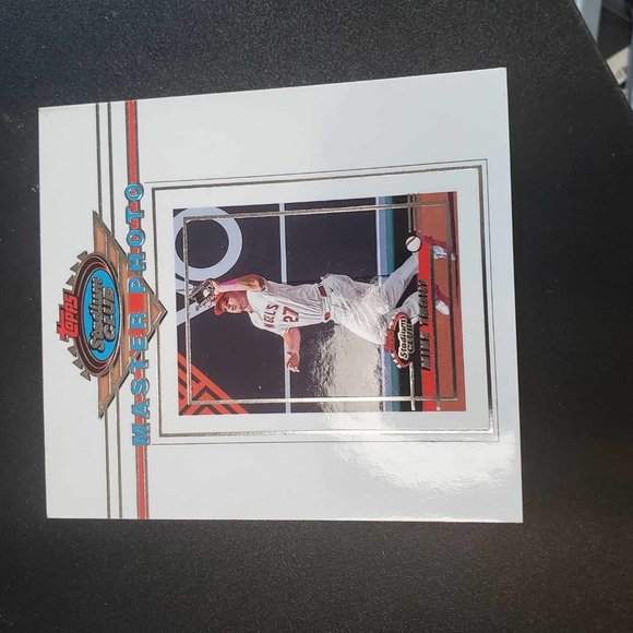 8 x 2022 Topps Stadium Club MLB Baseball Master Photos, Mike trout, mookie betts - Picture 7 of 9